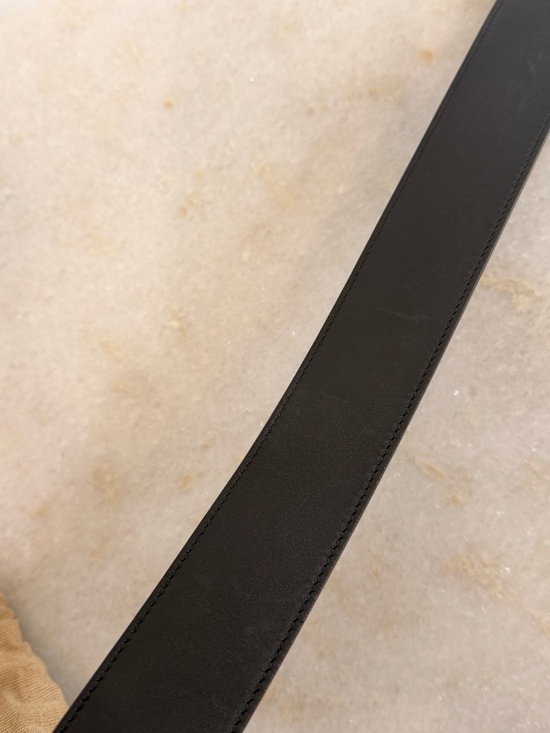 Gucci Double G Marmont Leather Belt Black 40mm Size 80 main image 9